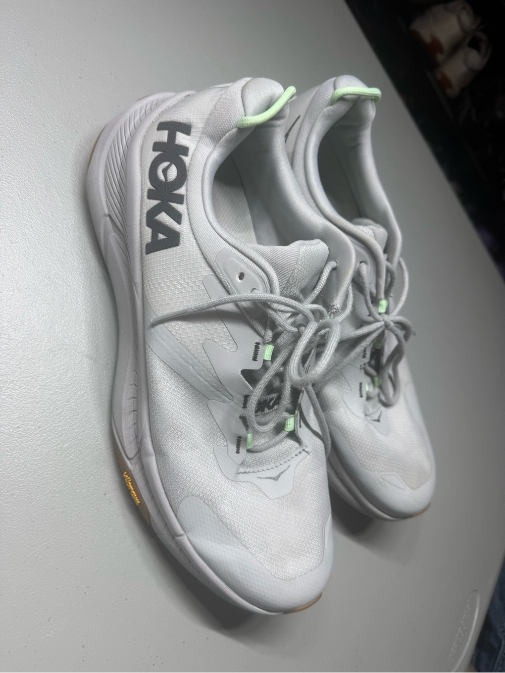 HOKA  ONE  TRANSPORT HARBOR MIST LIME GLOW 12